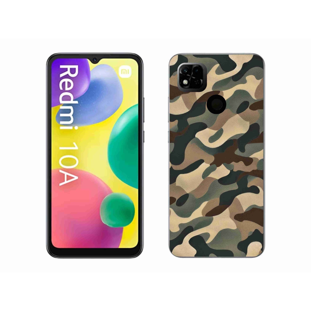 Gelový kryt mmCase na Xiaomi Redmi 10A - maskáčový vzor 11