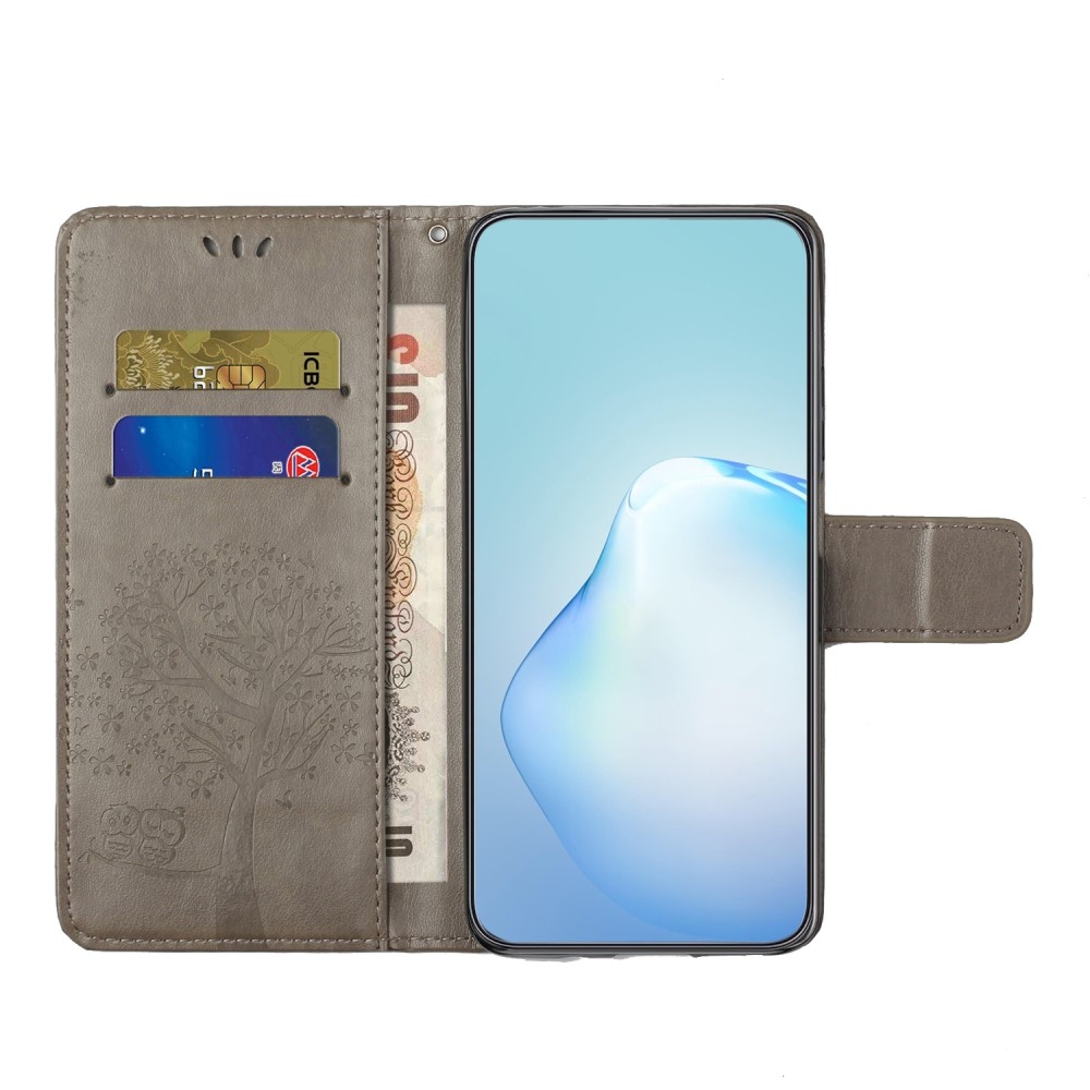 Tree knížkové pouzdro na Samsung Galaxy A35 5G - šedé