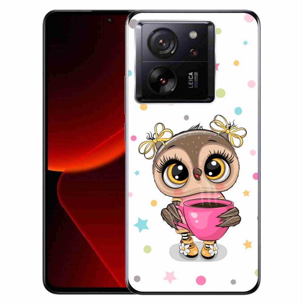Gelový kryt mmCase na Xiaomi 13T/13T Pro - kreslená sovička