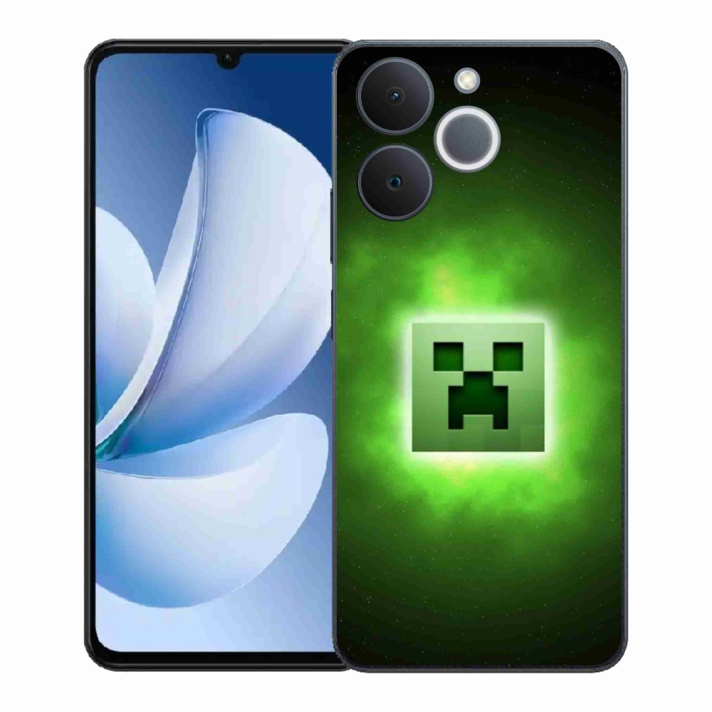 Gelový kryt mmCase na Realme Note 70T - minecraft