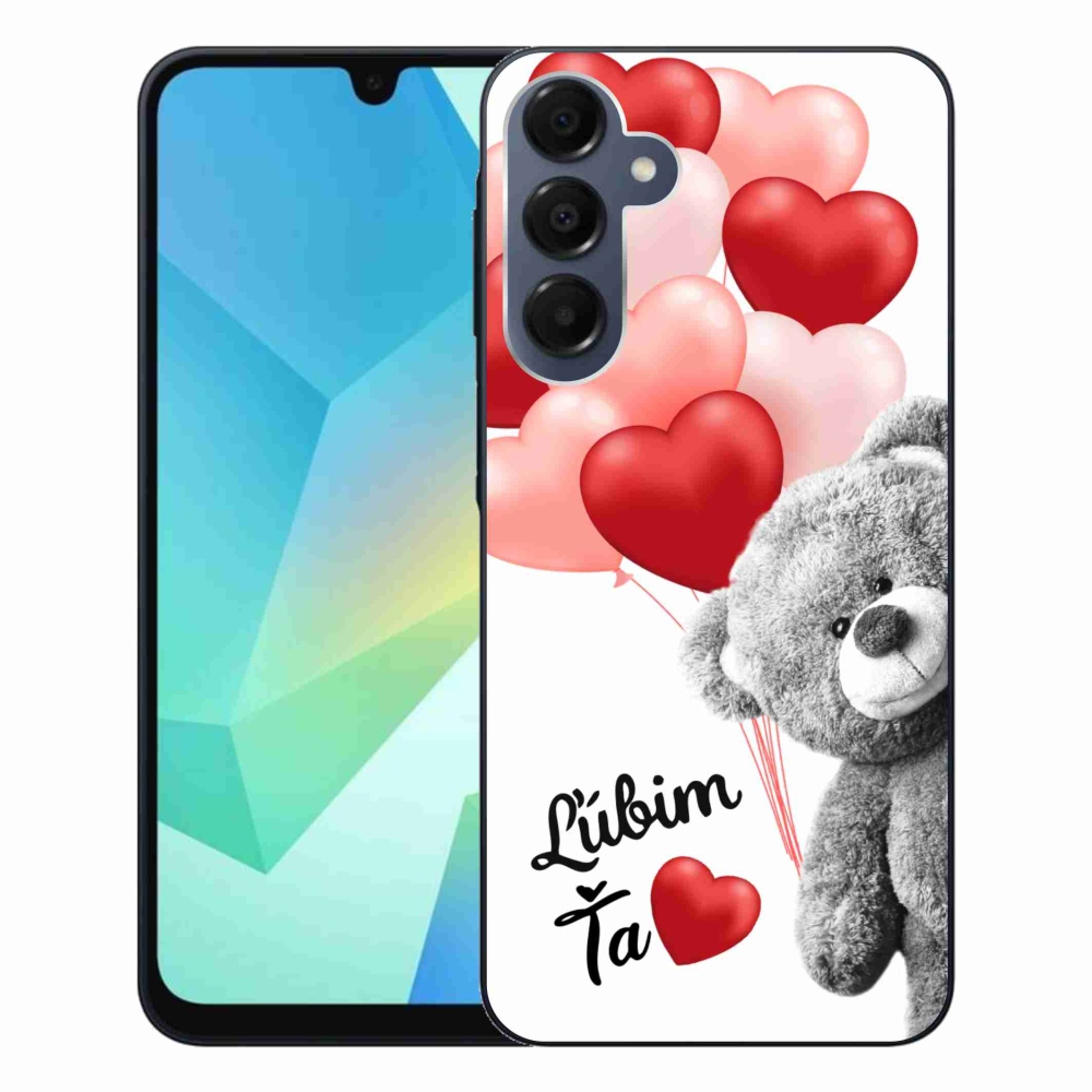 Gelový obal mmCase na Samsung Galaxy A16 4G/5G - ľúbim ťa sk