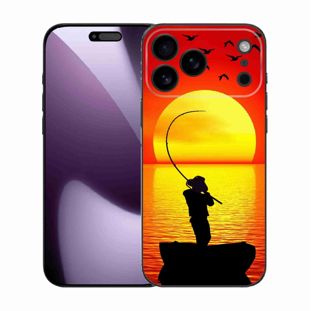 Gelový kryt mmCase na iPhone 17 Pro Max - rybaření