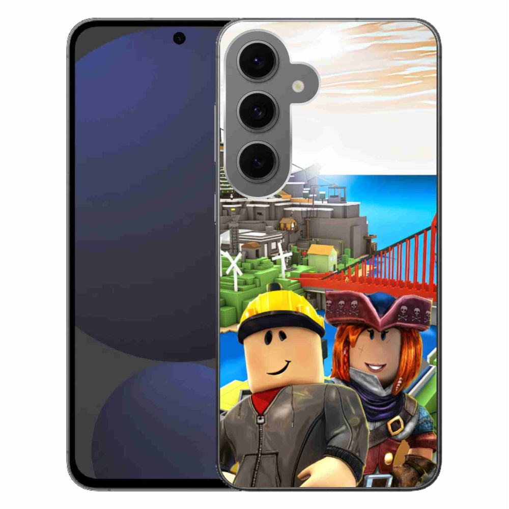 Gelový kryt mmCase na Samsung Galaxy S24 FE - roblox 1