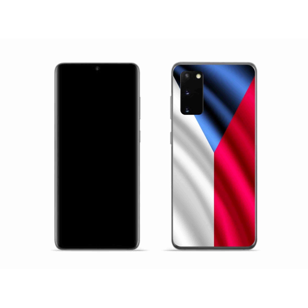 Gelový kryt mmCase na mobil Samsung Galaxy S20 - česká vlajka
