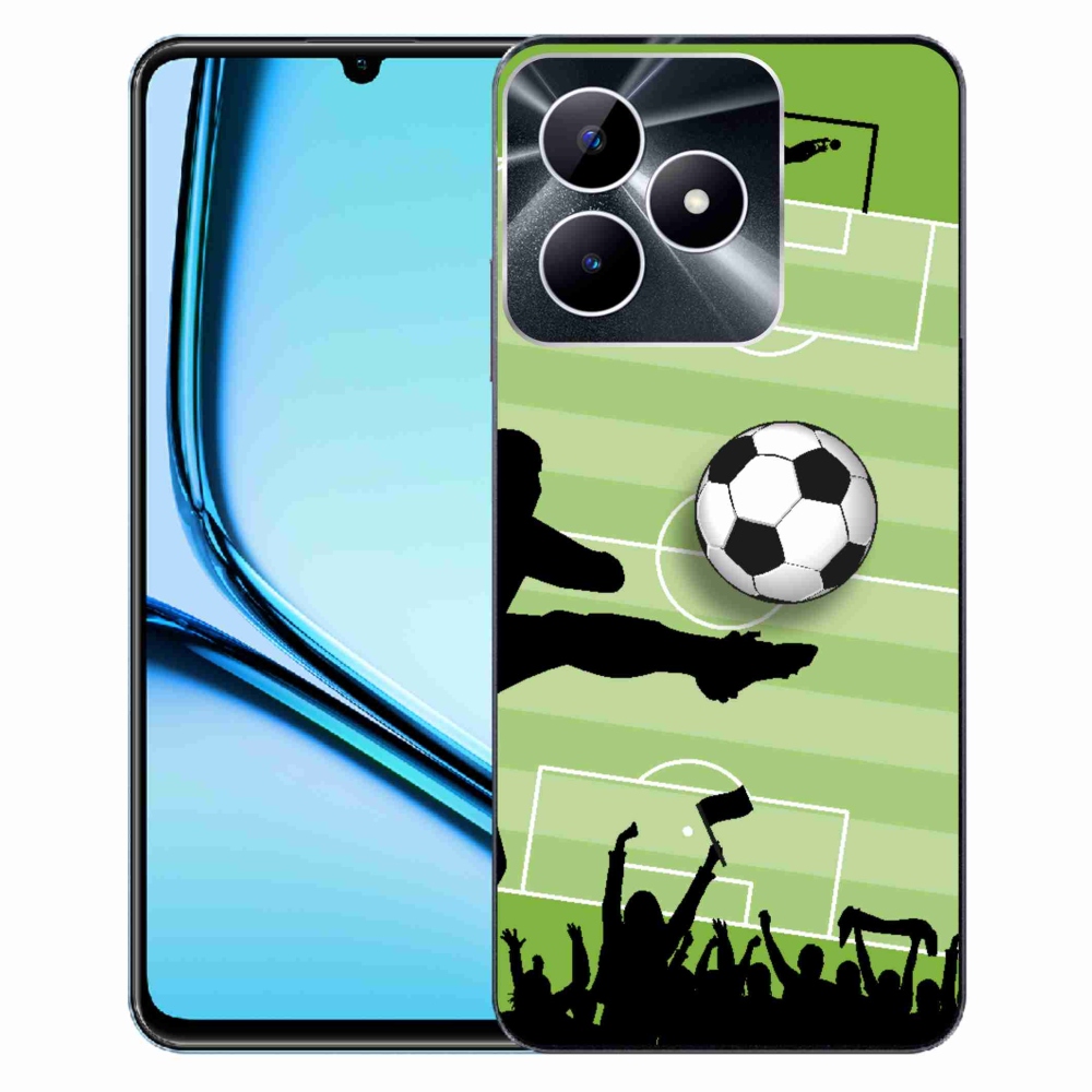 Gelový kryt mmCase na Realme Note 50 - fotbal 3