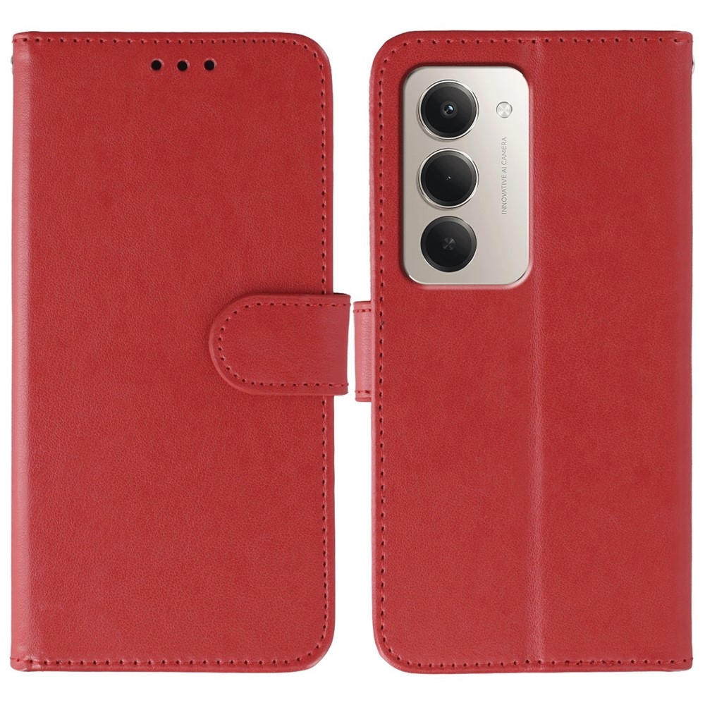 Clots knížkové pouzdro na Xiaomi Redmi 15 5G - červené