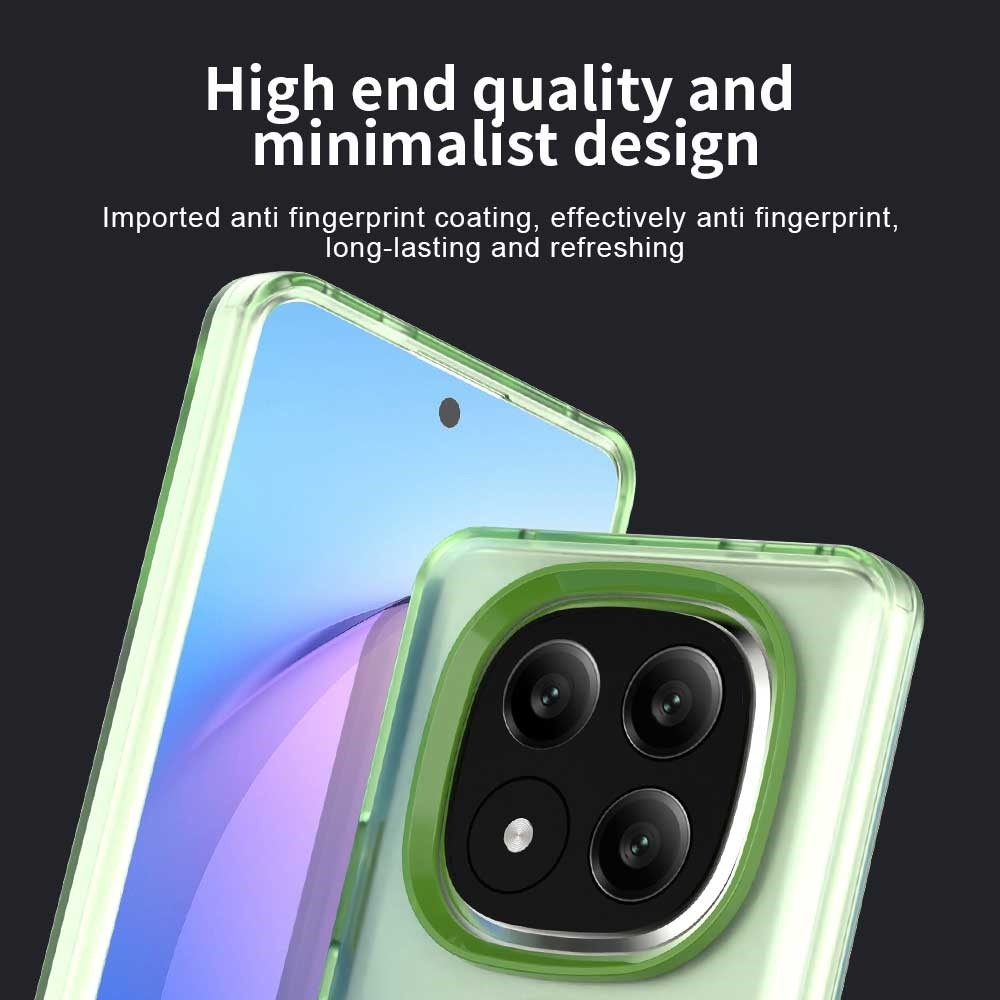 Candy gelový obal s MagSafe na Xiaomi Redmi Note 14 Pro+ 5G - zelený