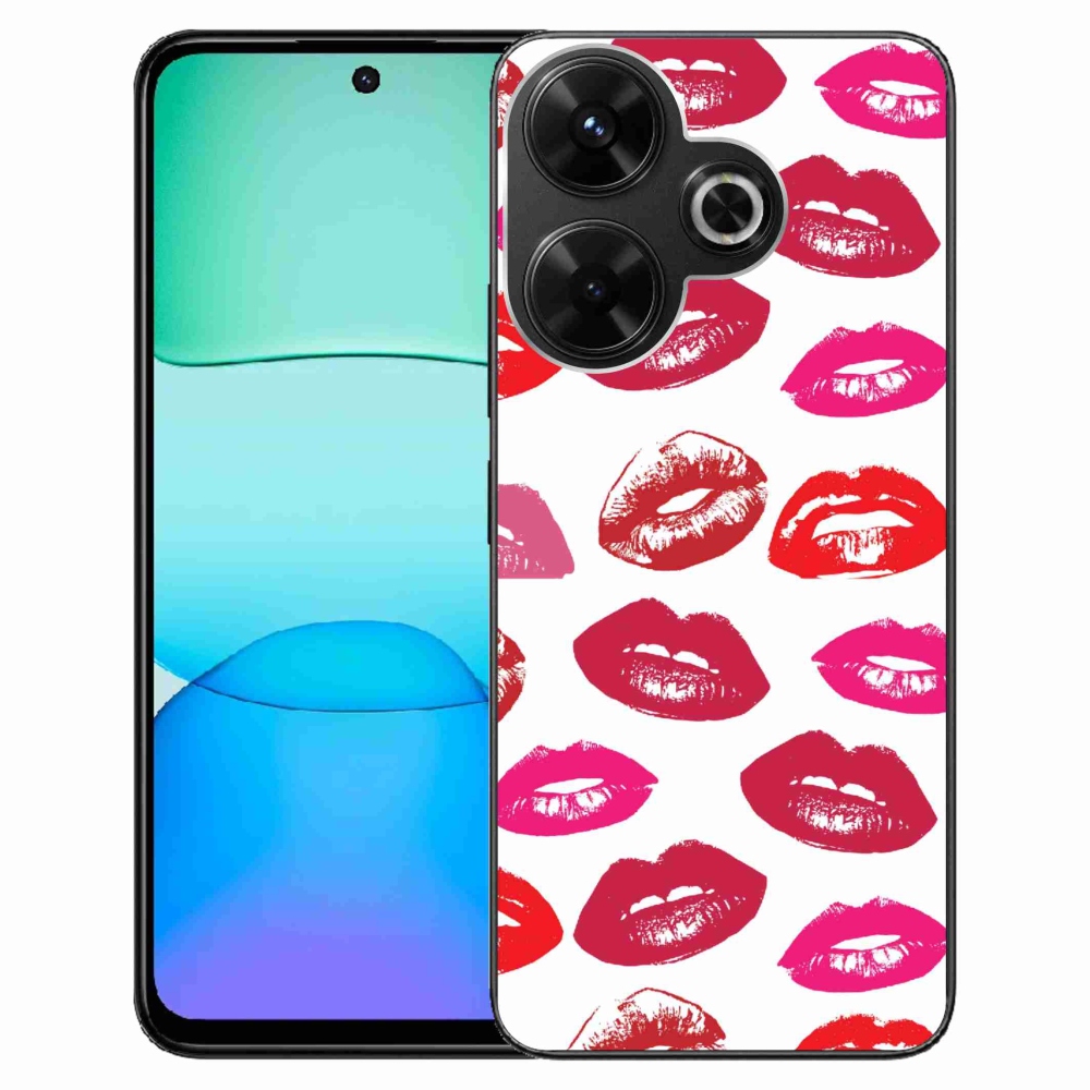 Gelový kryt mmCase na Xiaomi Redmi 13 4G/Poco M6 4G - rty