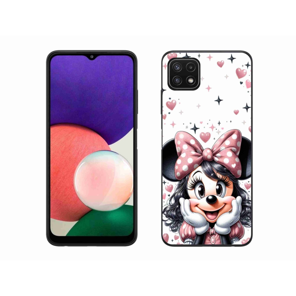 Gelový kryt mmCase na Samsung Galaxy A22 5G - minnie