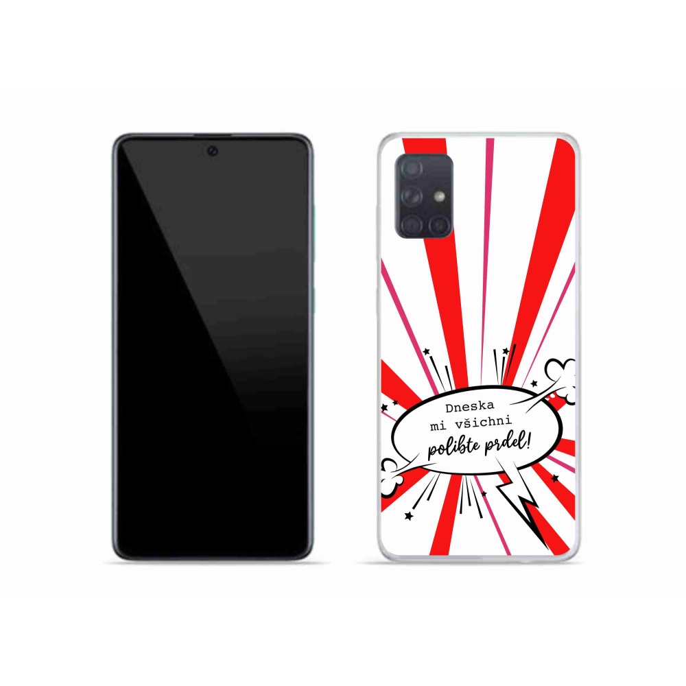 Gelový kryt mmCase na Samsung Galaxy A51 - vtipný text 15 bílé pozadí