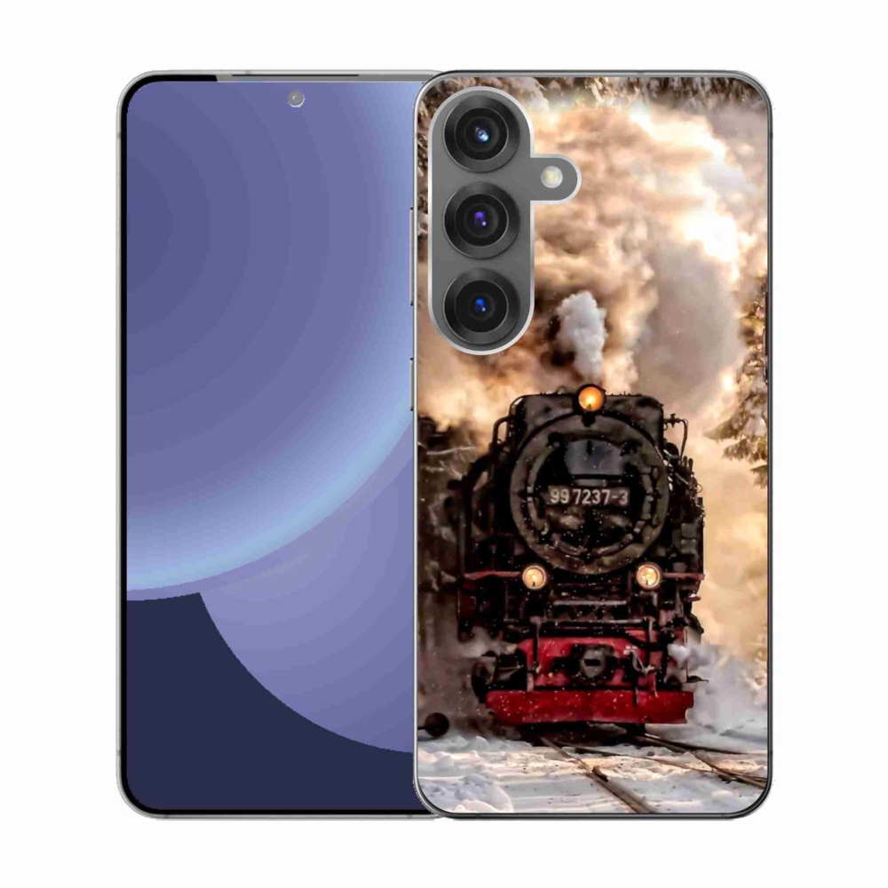 Gelový kryt mmCase na Samsung Galaxy S25 - vlak