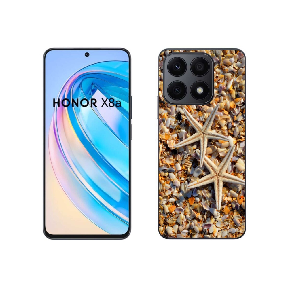 Gelový kryt mmCase na Honor X8a - mořské hvězdice