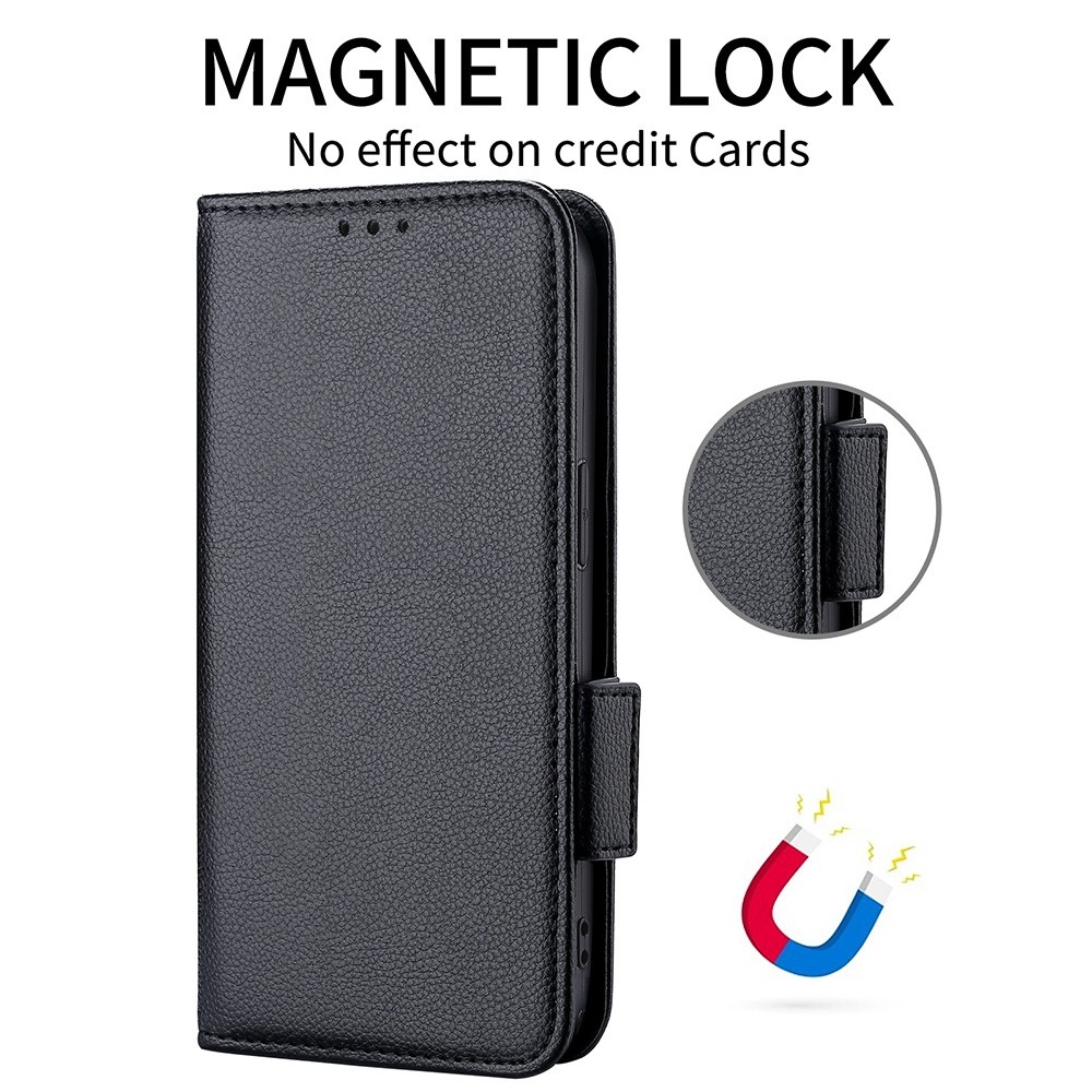 Wallet knížkové pouzdro na Vivo X80 Lite - černé