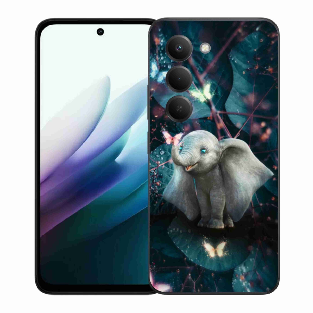 Gelový kryt mmCase na Xiaomi Redmi 15 4G/5G (171mm) - roztomilý slon
