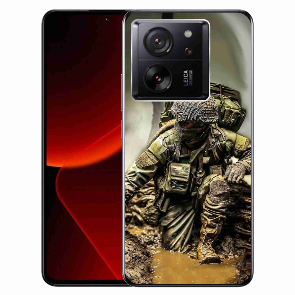 Gelový kryt mmCase na Xiaomi 13T/13T Pro - voják