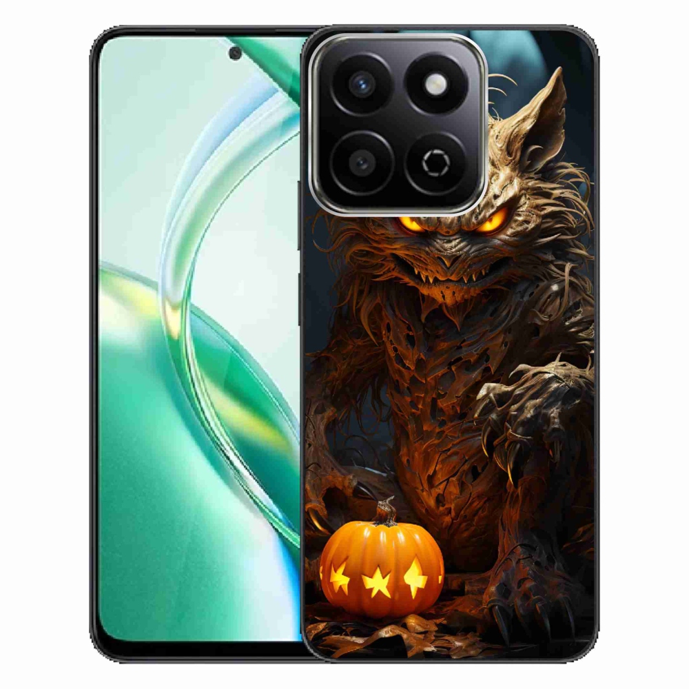 Gelový kryt mmCase na Honor 200 Smart 5G - halloweenská příšera