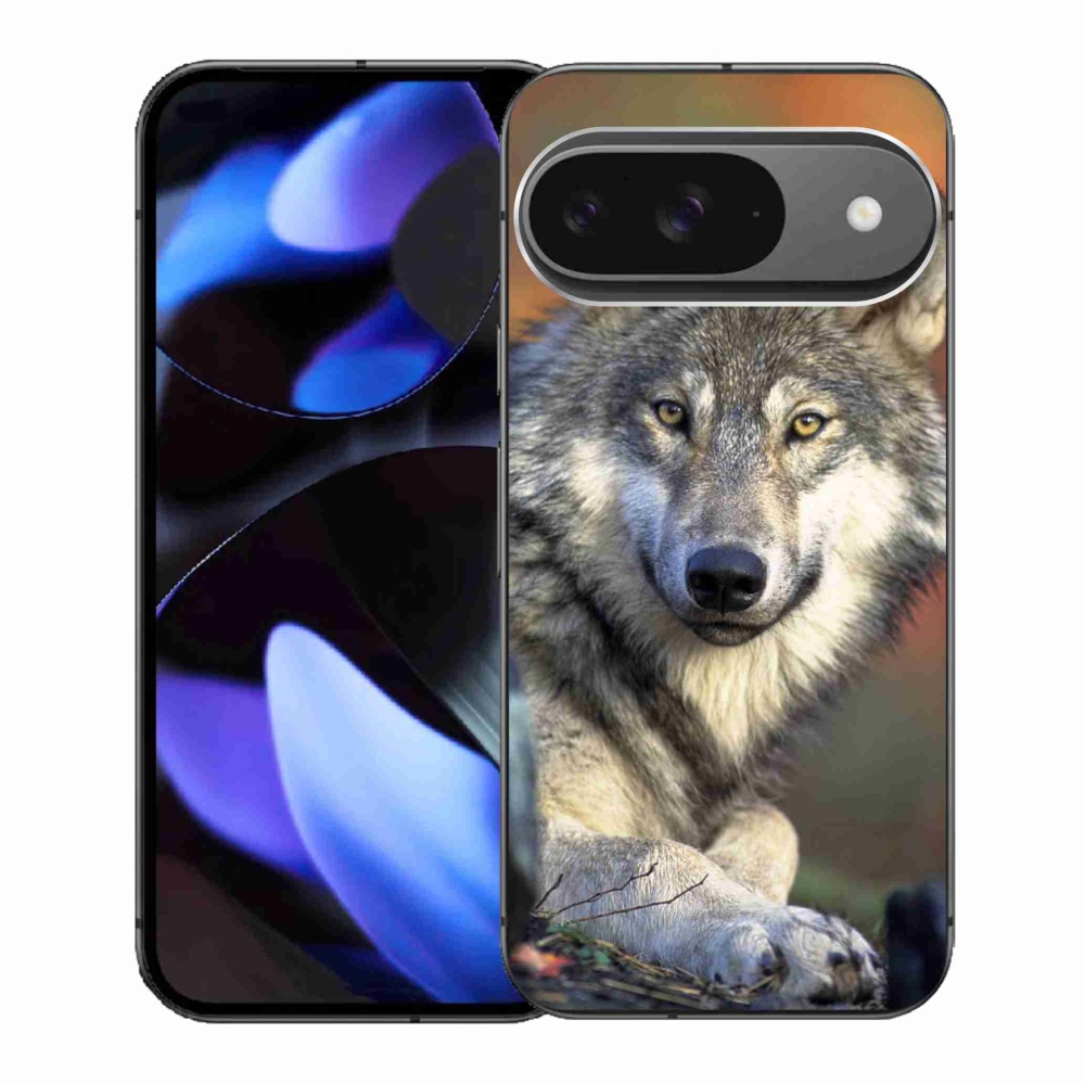 Gelový obal mmCase na Google Pixel 9/9 Pro - vlk