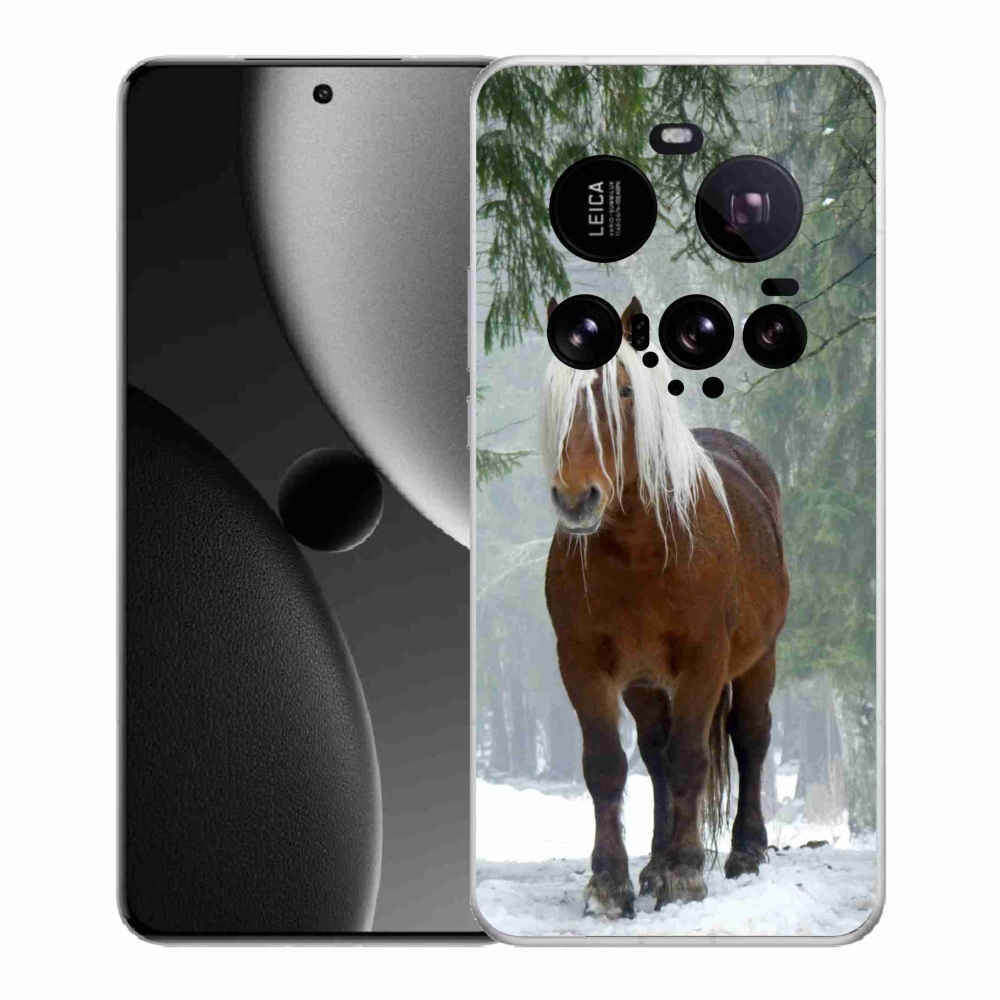 Gelový kryt mmCase na Xiaomi 15 Ultra - kůň v lese