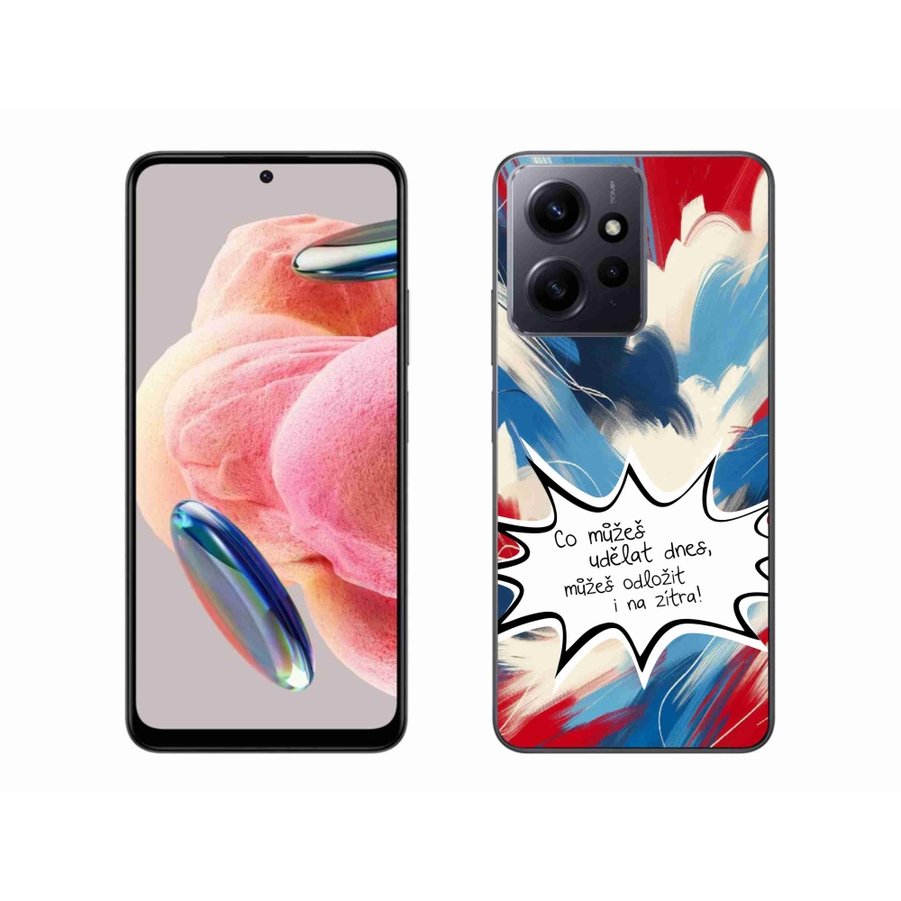 Gelový kryt mmCase na Xiaomi Redmi Note 12 4G - vtipný text 9 bílé pozadí