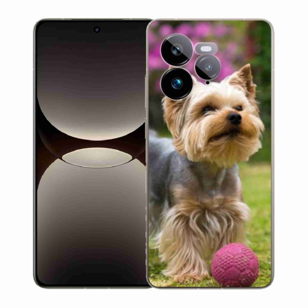 Gelový kryt mmCase na Realme GT 7 Pro 5G - jorkšír 4