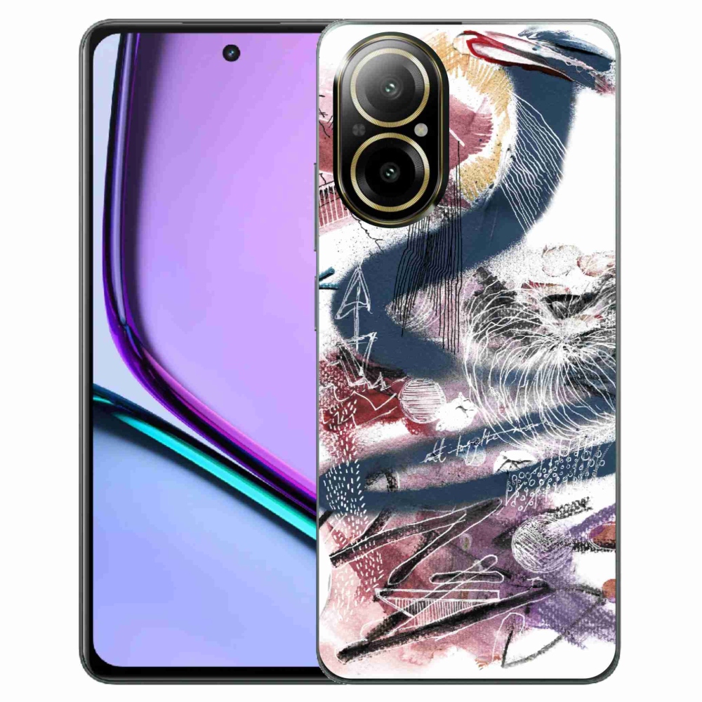 Gelový kryt mmCase na Realme C67 - abstraktní motiv 28