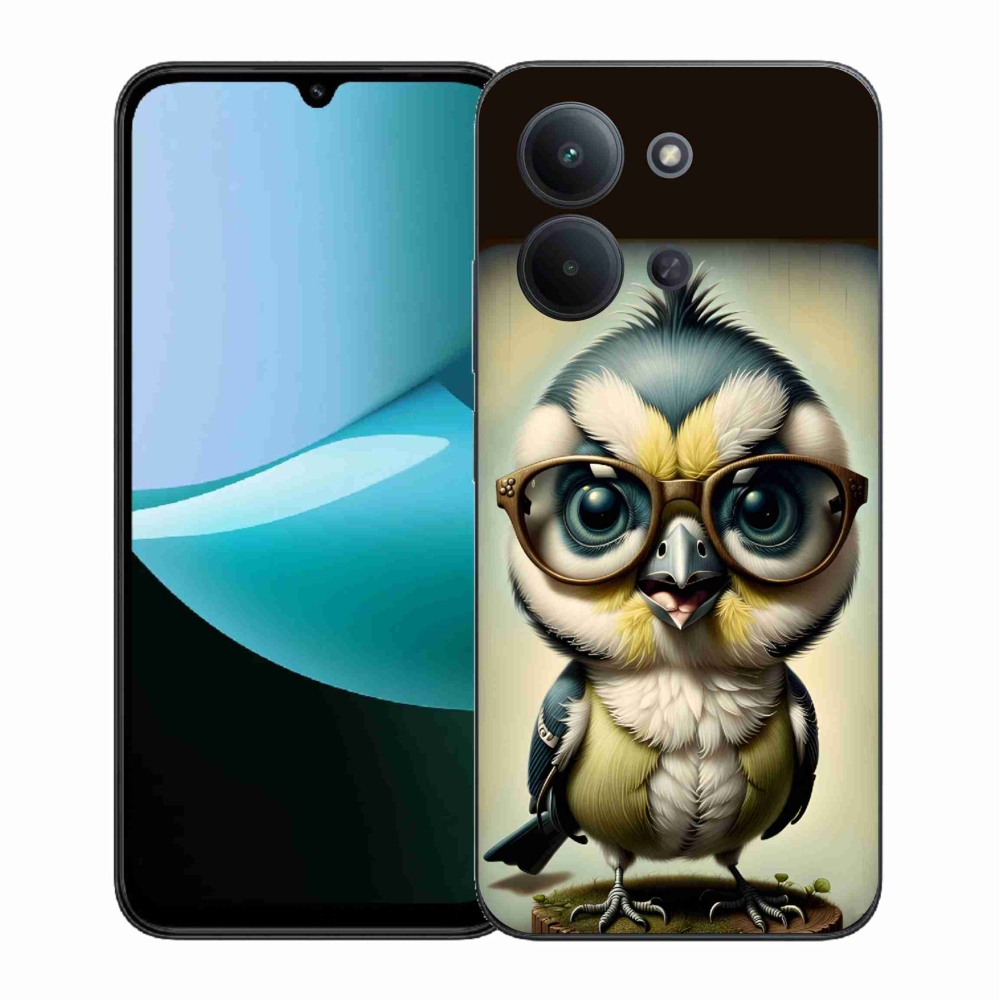 Gelový kryt mmCase na Xiaomi Redmi 15C 4G (171mm)/Poco C85 4G (171mm) - mládě s brýlemi