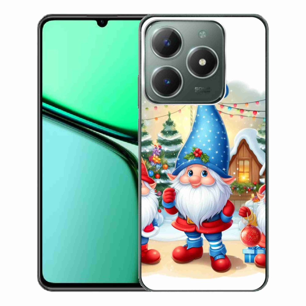 Gelový kryt mmCase na Realme C61 - vánoční skřítci
