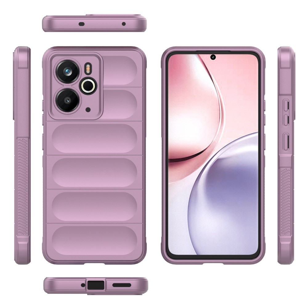 Rugg odolný gelový obal na Realme 14 5G - světlefialový