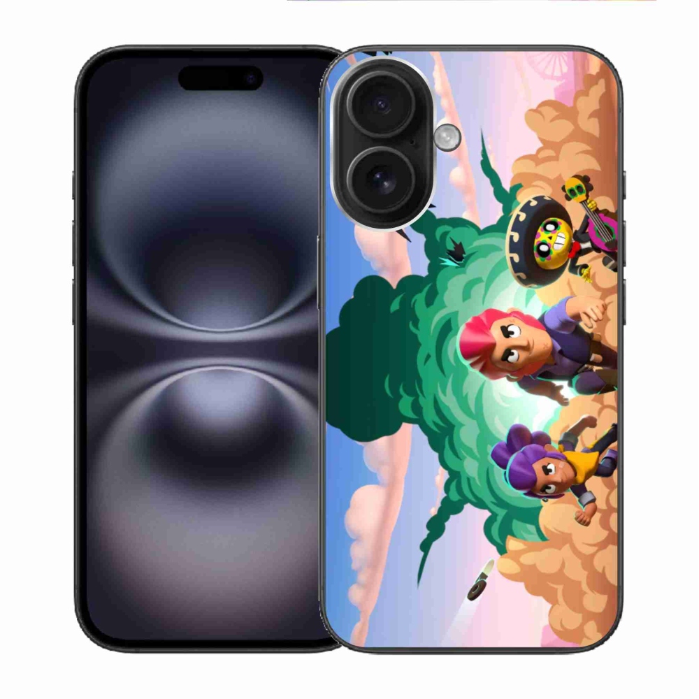 Gelový kryt mmCase na iPhone 16 - brawl stars