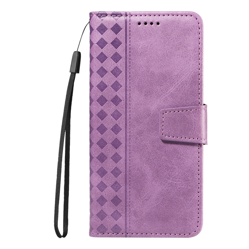 Grids knížkové pouzdro na Xiaomi Redmi 15C 4G/5G (173mm) - světlefialové