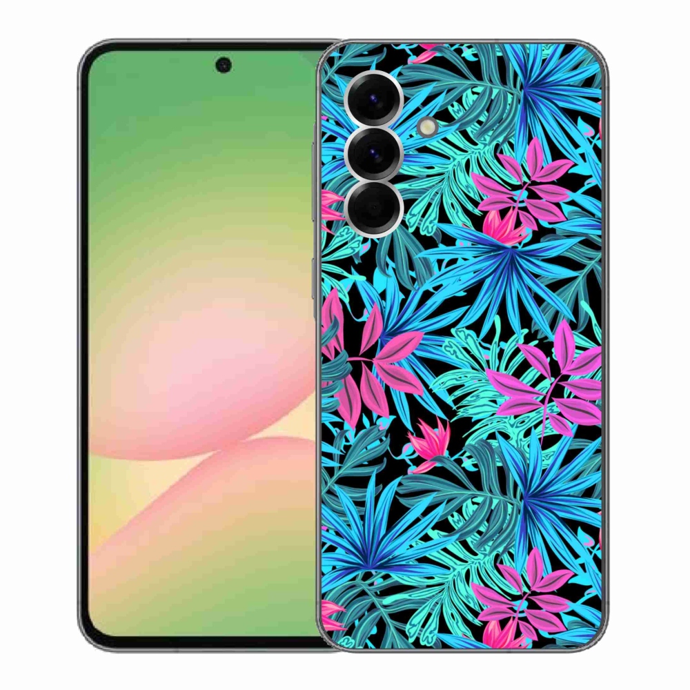 Gelový kryt mmCase na Samsung Galaxy A56 5G - květiny 3