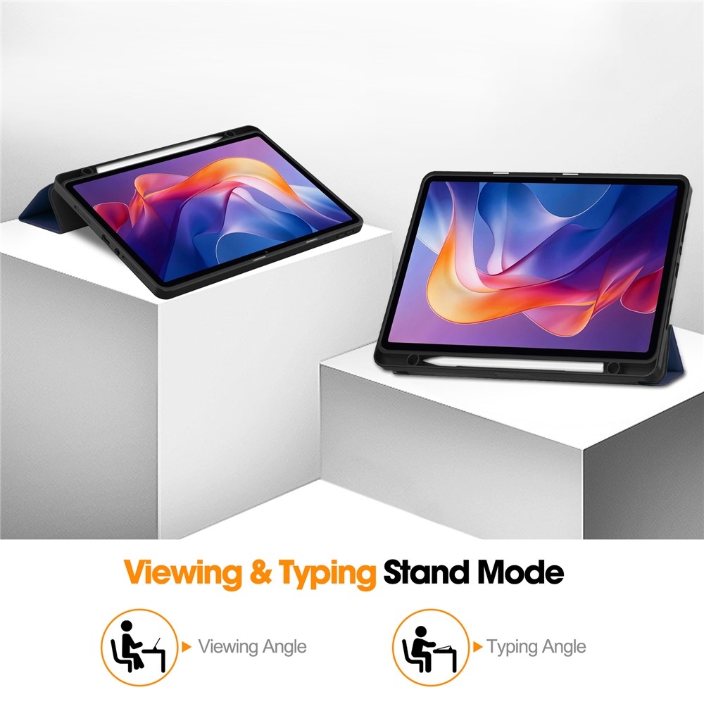 Cases chytré zavírací pouzdro na Xiaomi Redmi Pad 2 - tmavěmodré