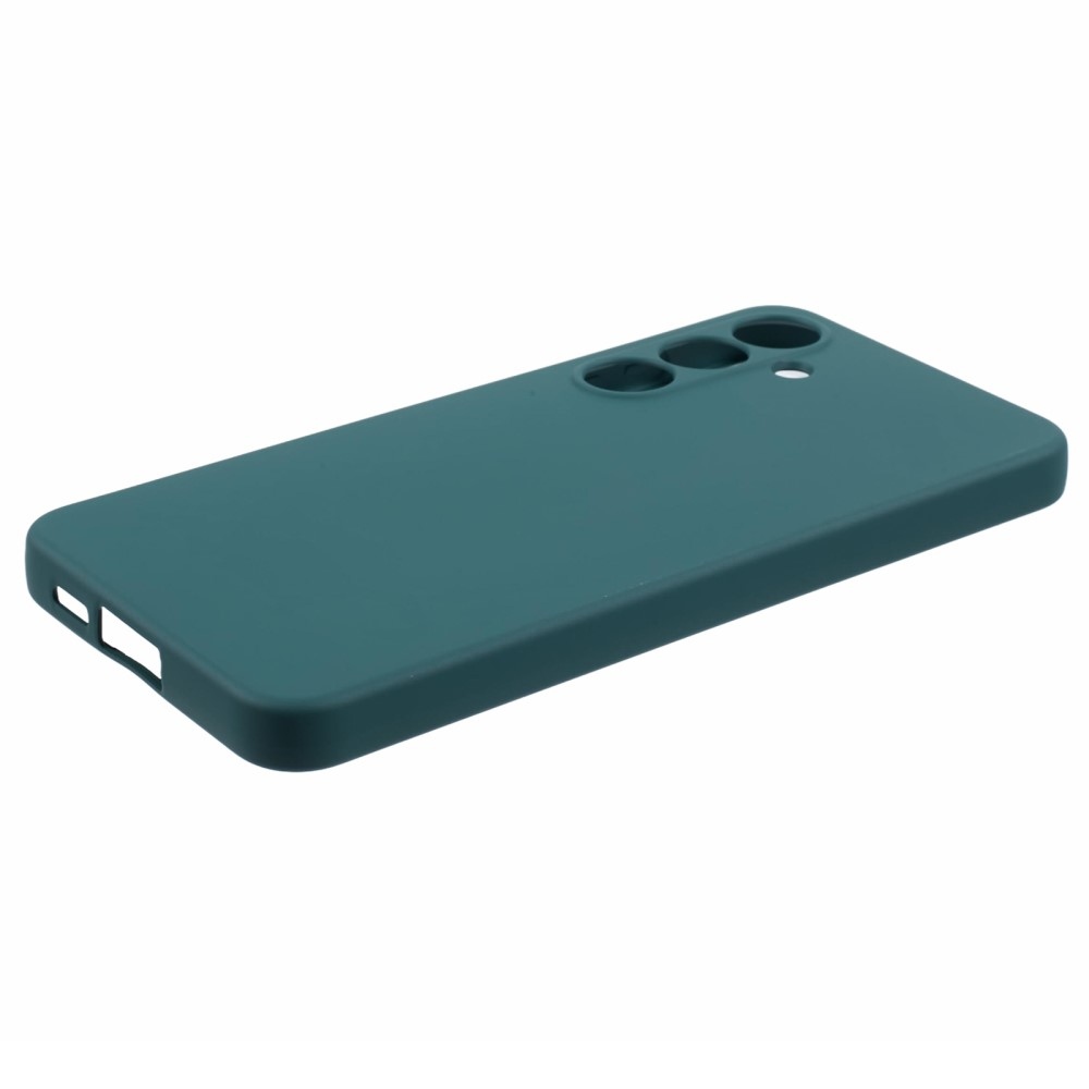 Gelový obal na Samsung Galaxy S24 FE - tmavězelený