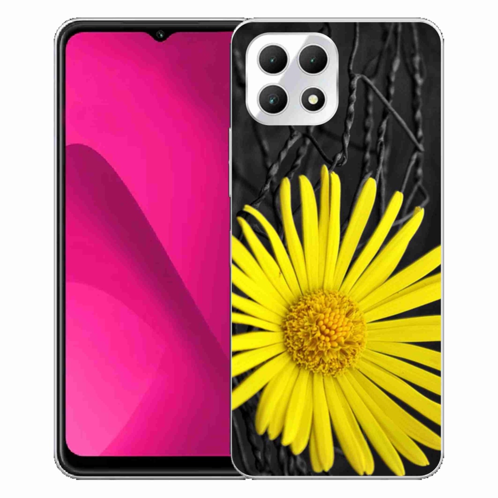 Gelový kryt mmCase na T-Mobile T Phone 2 - žlutá květina