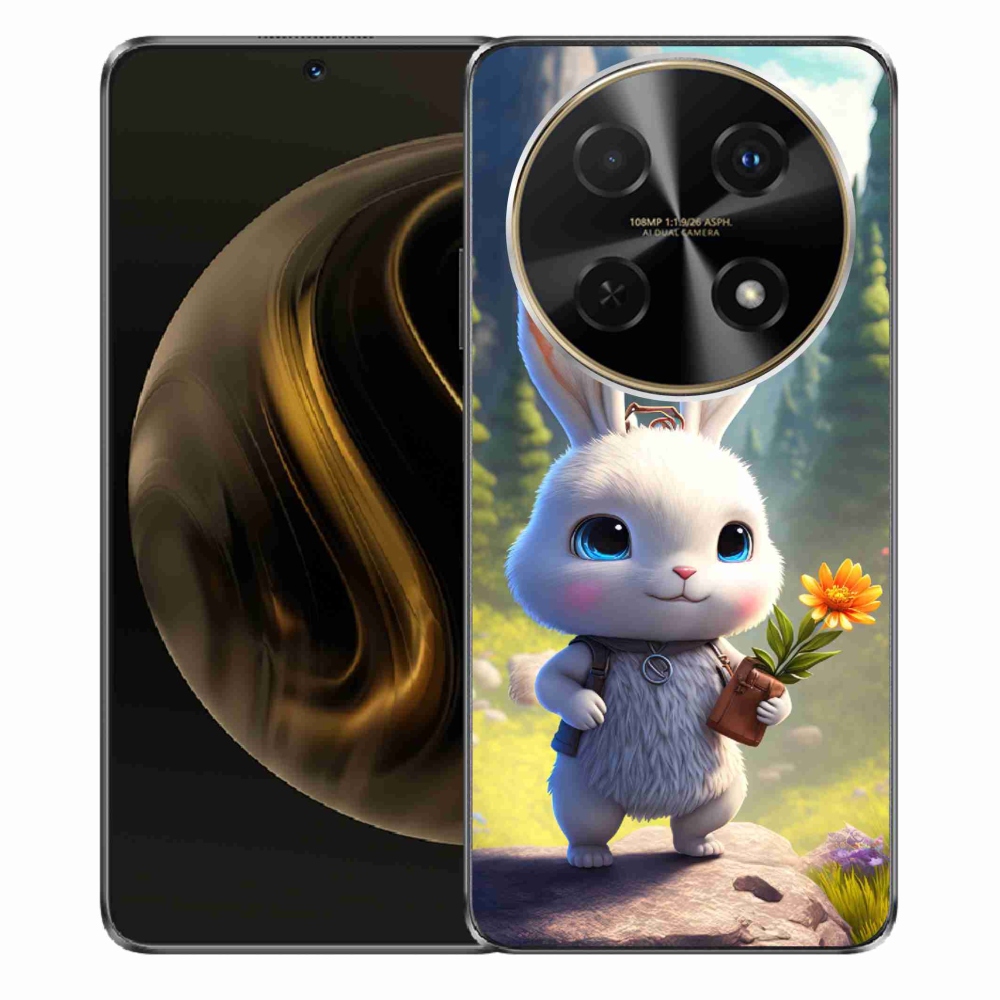 Gelový kryt mmCase na Huawei Nova 12i - roztomilý králíček