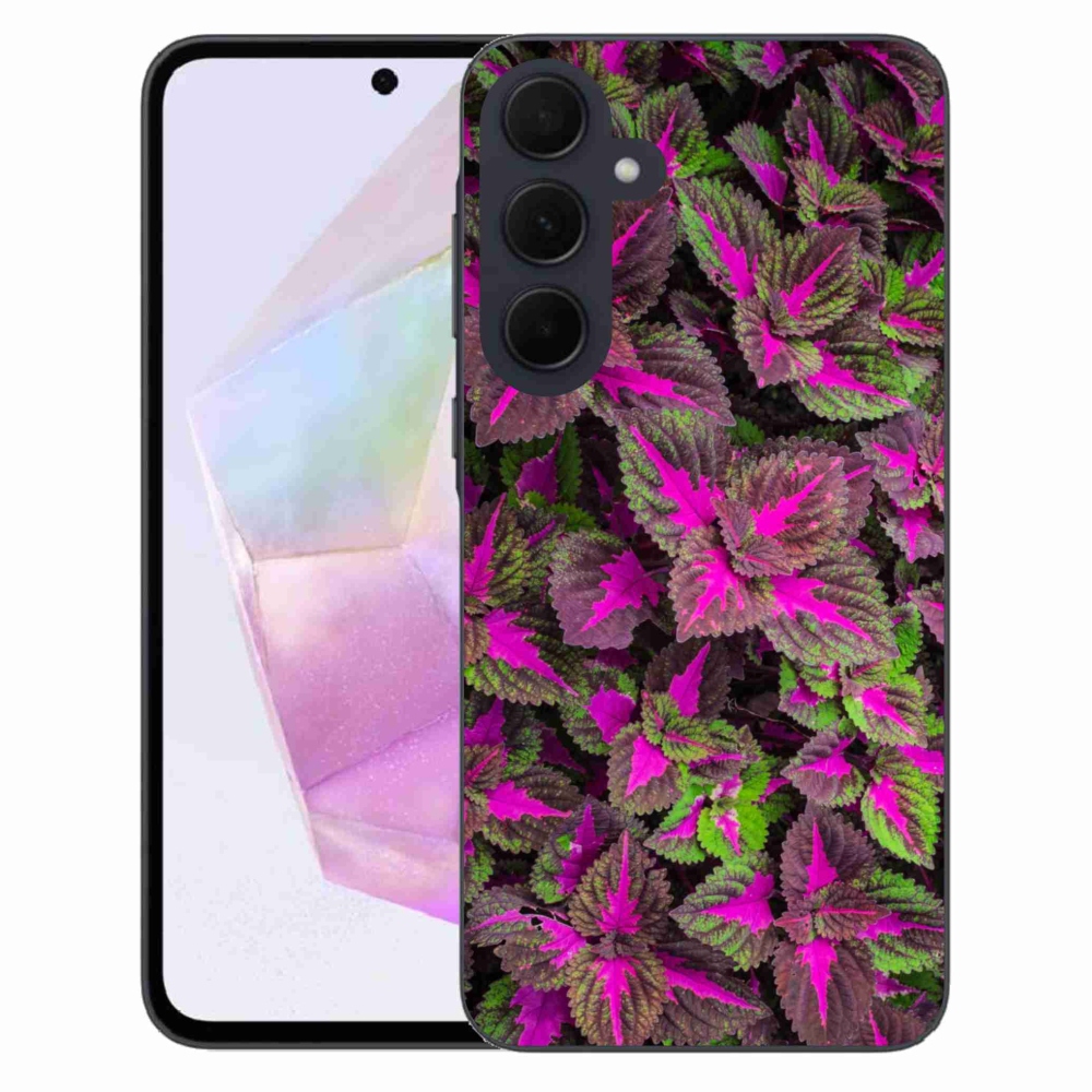 Gelový kryt mmCase na Samsung Galaxy A35 5G - květiny 10