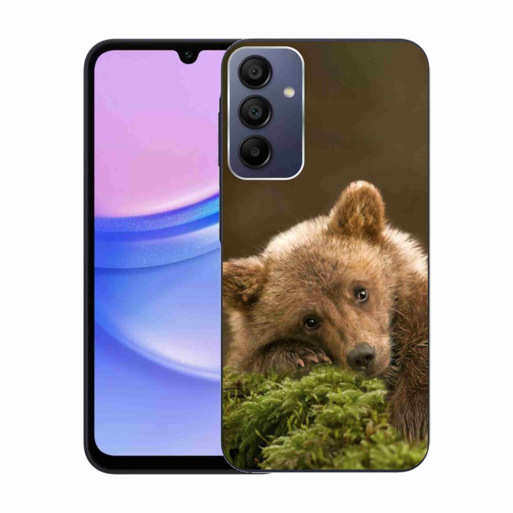 Gelový kryt mmCase na Samsung Galaxy A15 4G/5G - medvěd
