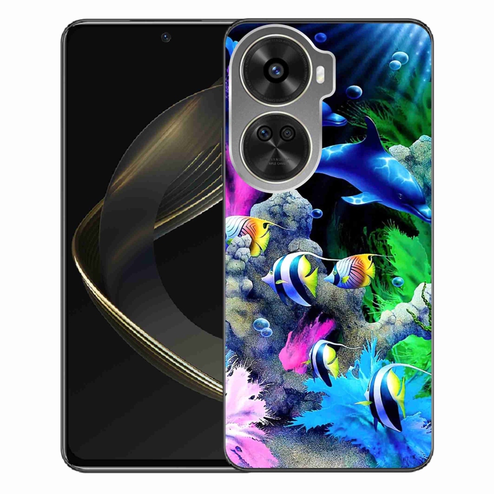 Gelový obal mmCase na Huawei Nova 12 SE - mořský svět