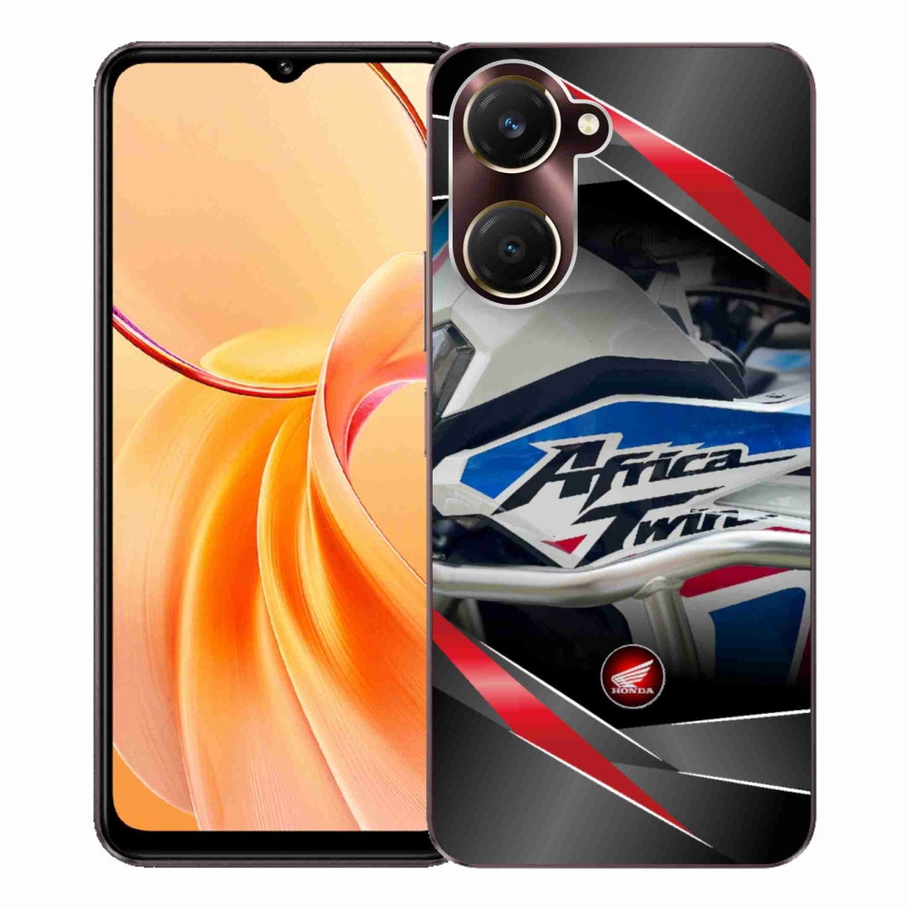 Gelový kryt mmCase na Vivo Y28s 5G - motorka honda