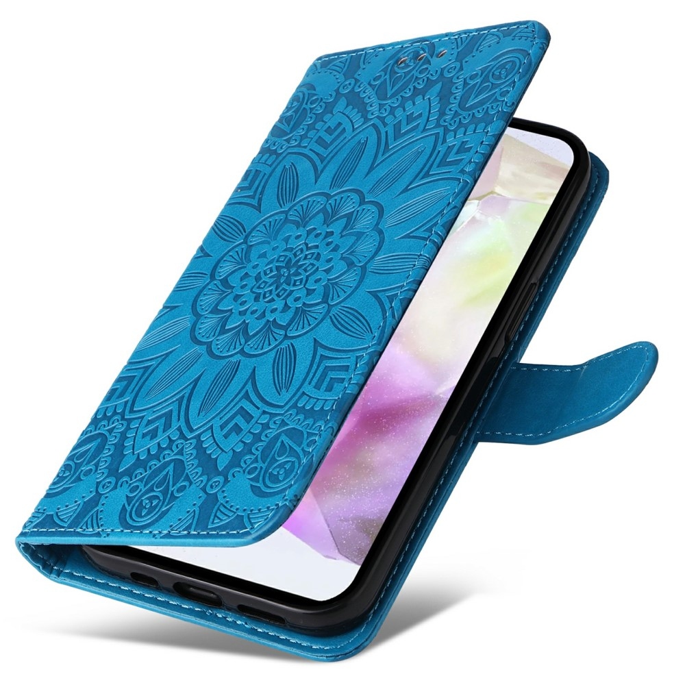 Sunflower knížkové pouzdro na Xiaomi Poco X7 Pro 5G - modré