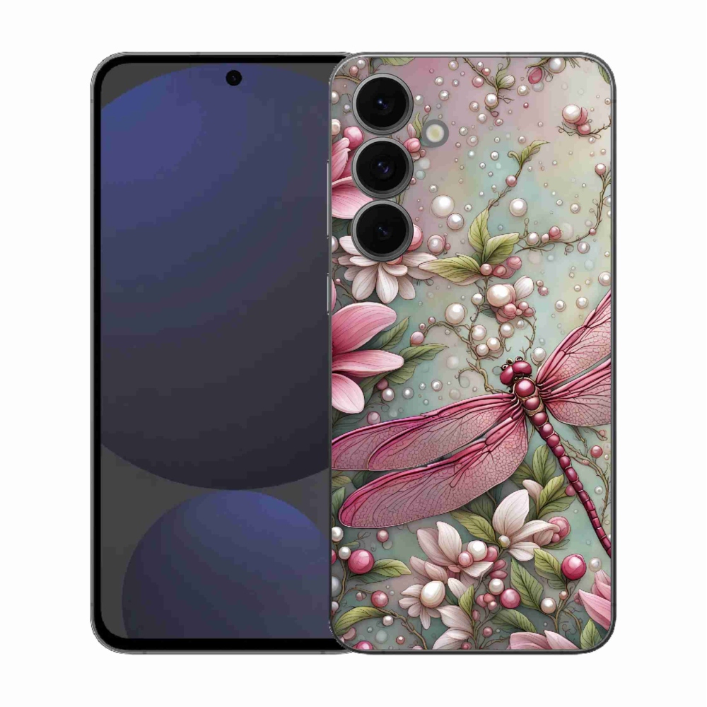 Gelový kryt mmCase na Samsung Galaxy S25 FE - vážka