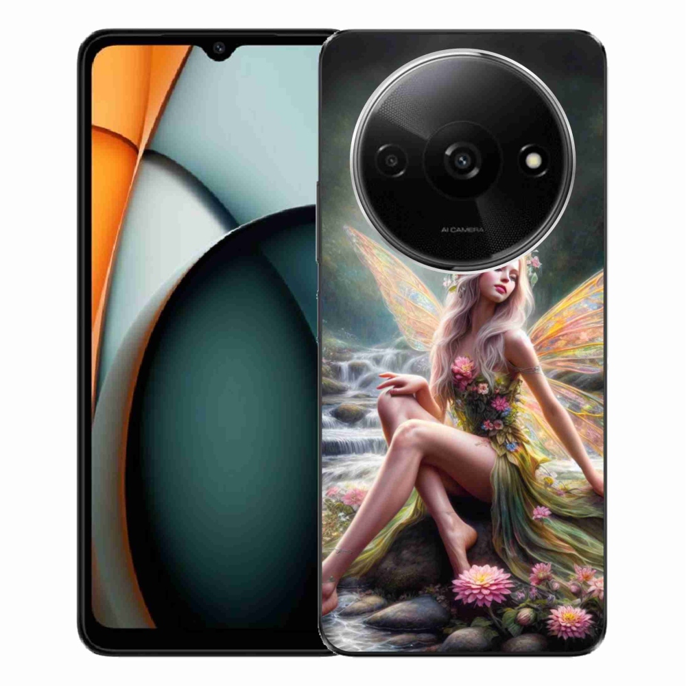 Gelový kryt mmCase na Xiaomi Redmi A3 - motýlí žena 1