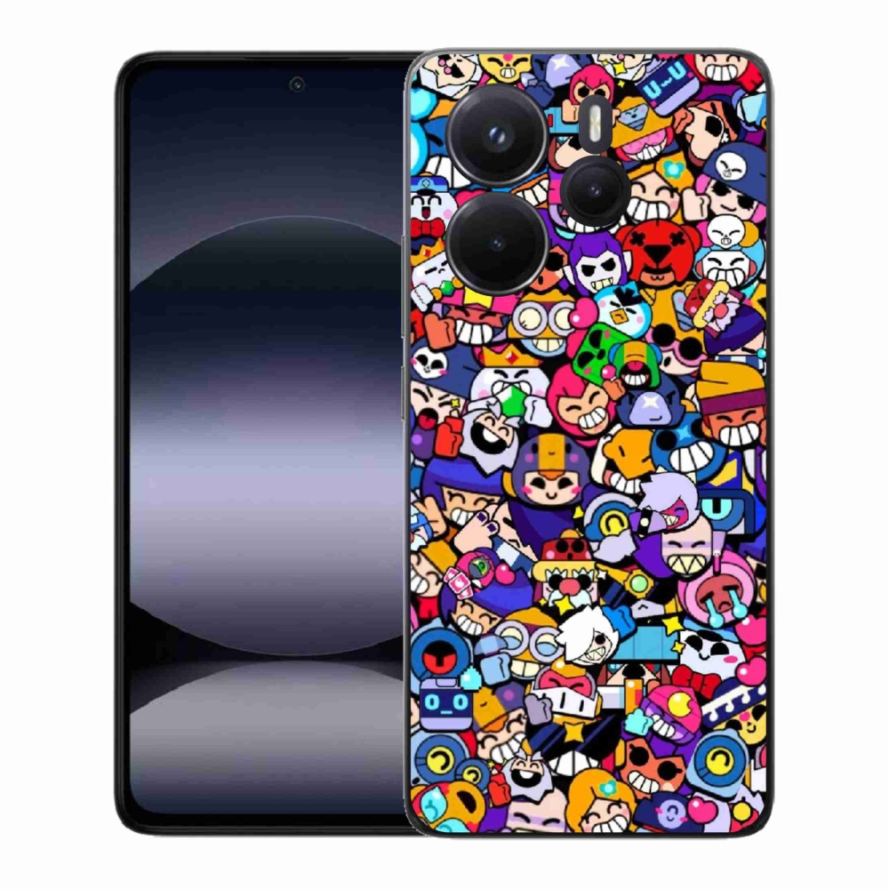 Gelový kryt mmCase na Xiaomi Redmi Note 14 - brawl stars 2