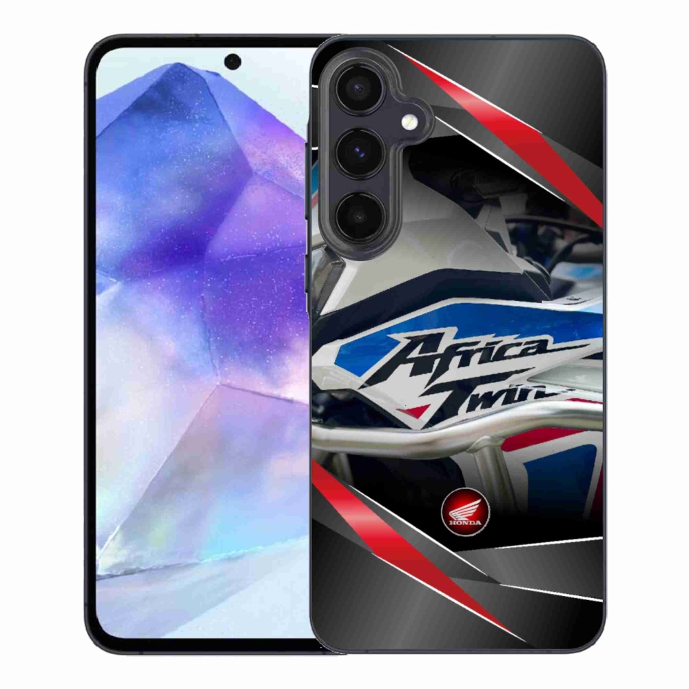 Gelový kryt mmCase na Samsung Galaxy A55 5G - motorka honda