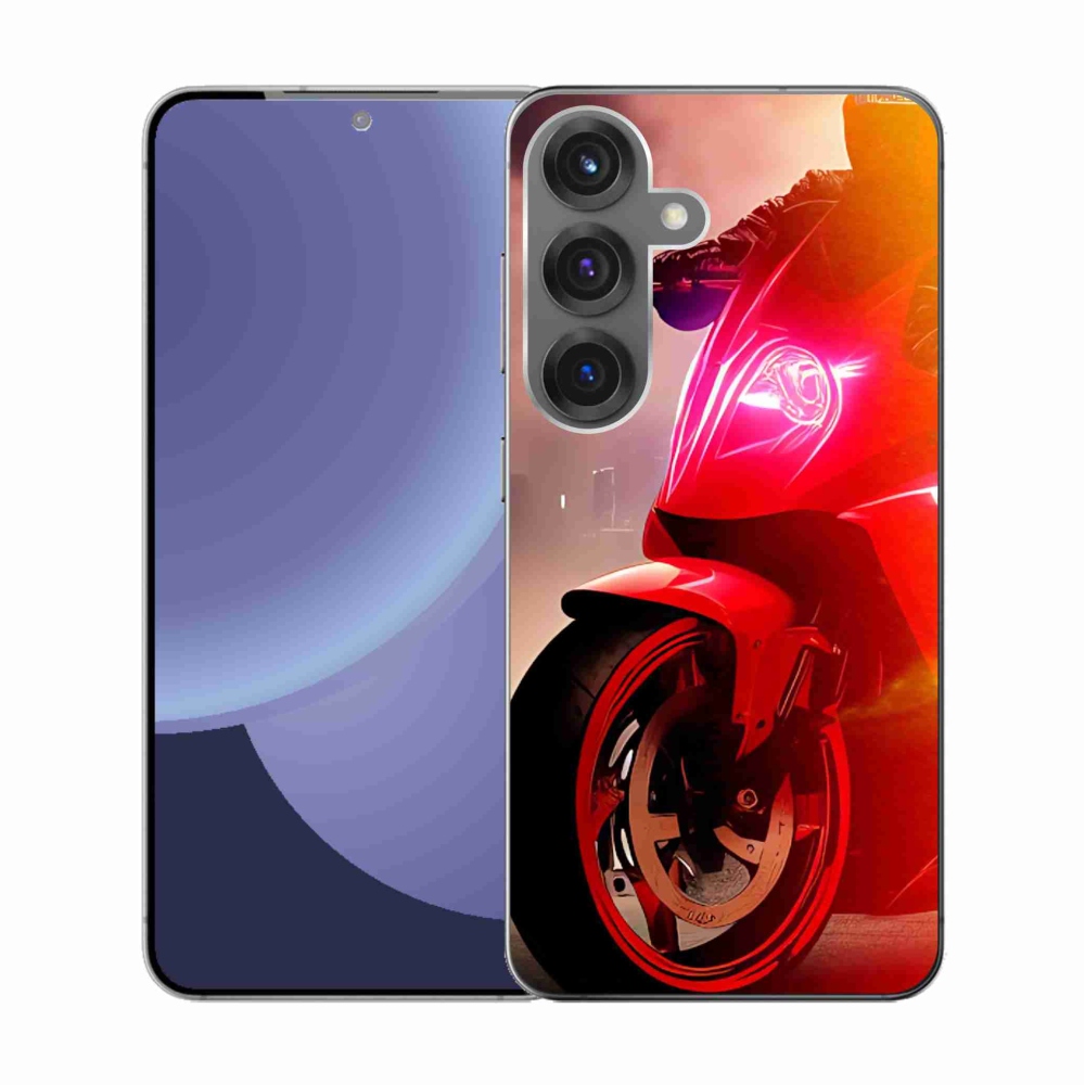 Gelový kryt mmCase na Samsung Galaxy S25 - motorka