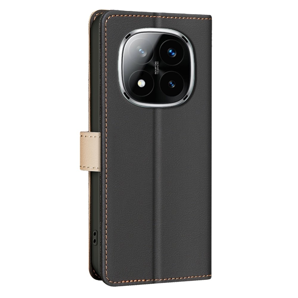 BNF DUO knížkové pouzdro na Xiaomi Redmi Note 14 Pro - černé