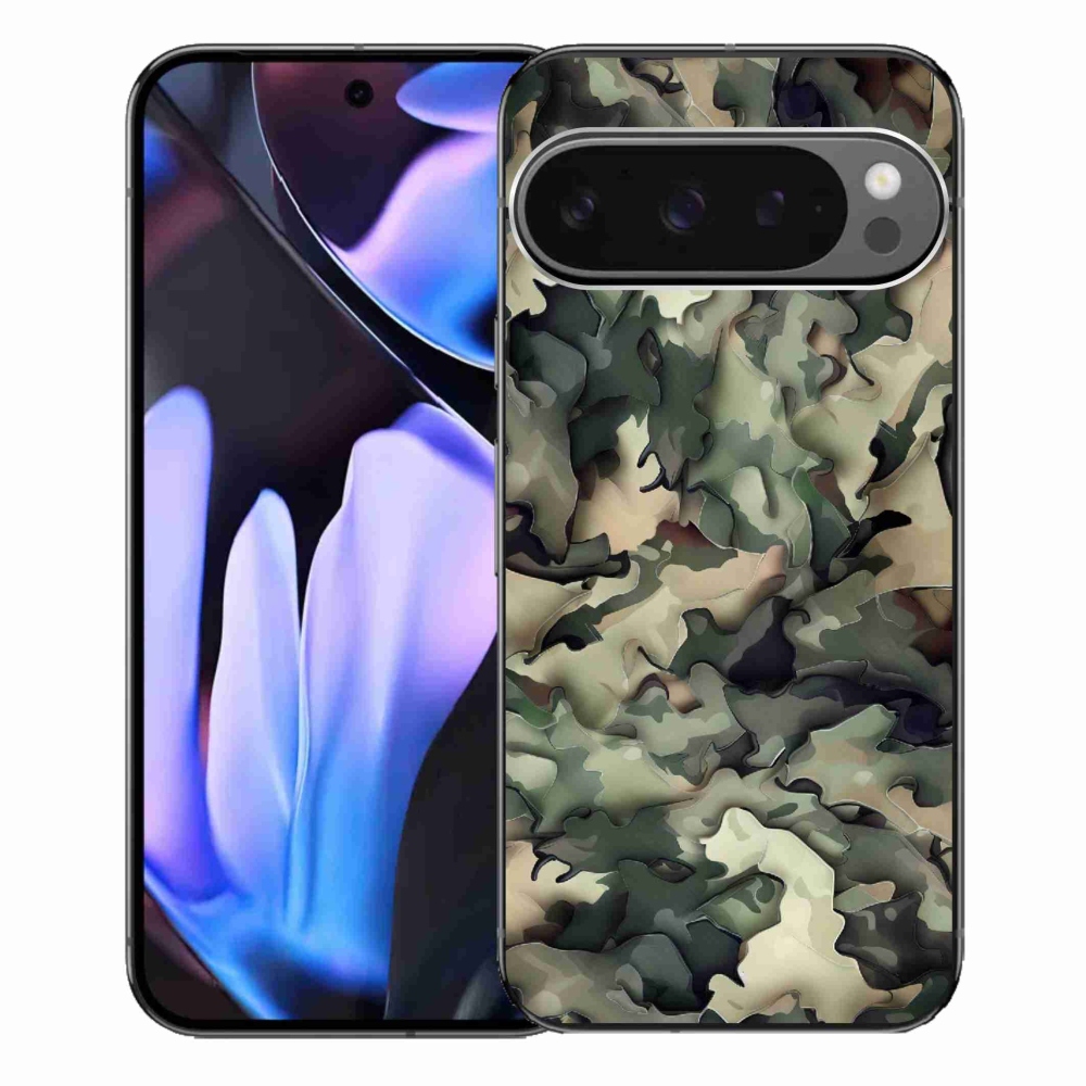 Gelový kryt mmCase na Google Pixel 9 Pro XL - maskáčový vzor 9
