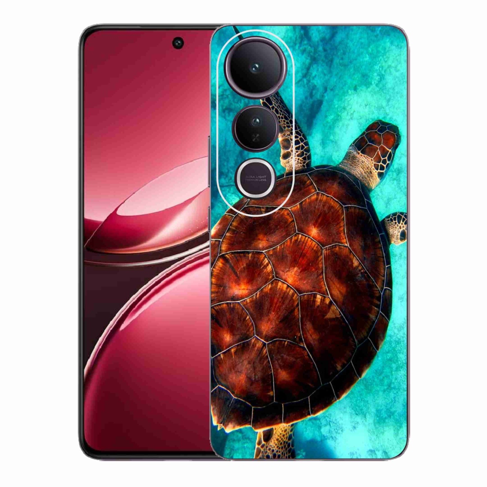 Gelový kryt mmCase na Vivo V50 Lite 4G/5G - želva