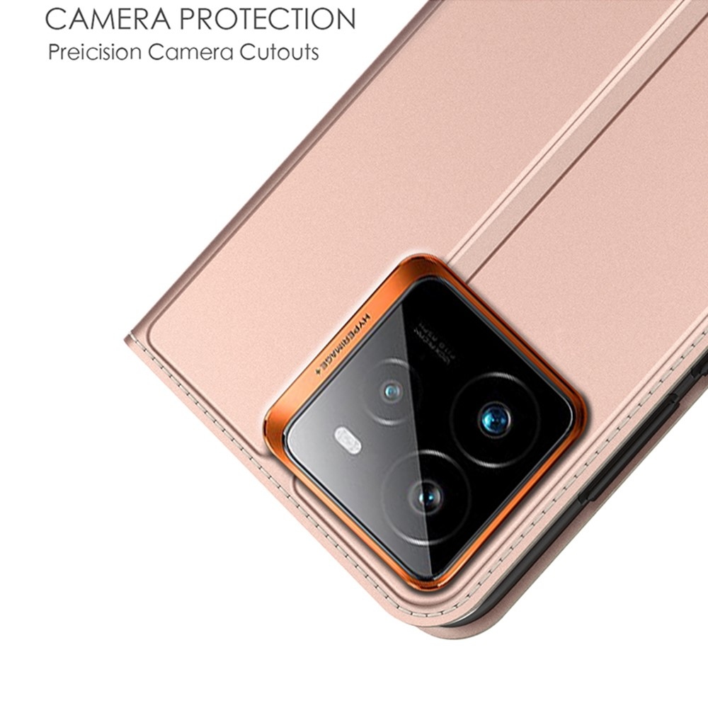 DUX knížkové pouzdro na Realme GT 7 Pro 5G - růžovozlaté