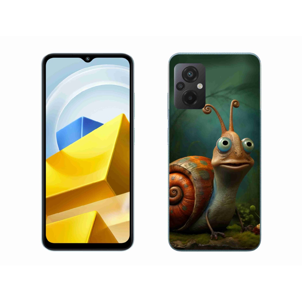 Gelový kryt mmCase na Xiaomi Poco M5 4G - šnek